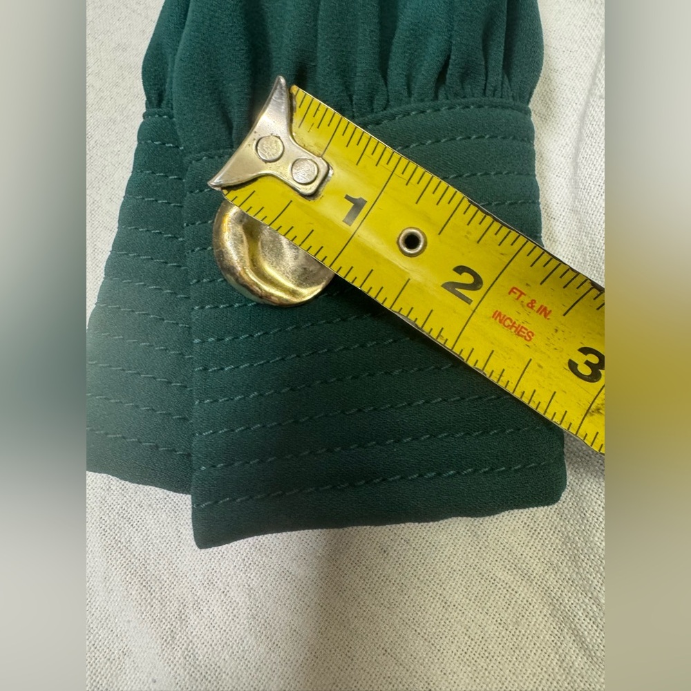 Lafayette 148 New York Teal Long Sleeve Dress - Picture 13 of 16